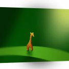 Abstract Cartoon Mini Micro Giraffe A1 Xlarge Canvas