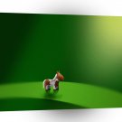 Abstract Cartoon Mini Micro Horse  A1 Xlarge Canvas