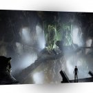 Abstract City Alien Discovery A1 Xlarge Canvas