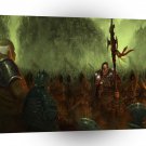 Abstract City Battle A1 Xlarge Canvas