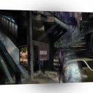 Abstract City Cab Ride A1 Xlarge Canvas