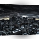 Abstract City Dark City A1 Xlarge Canvas