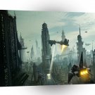 Abstract City Flying Kingdom A1 Xlarge Canvas