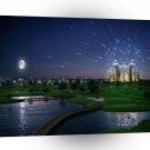 Abstract City Late Celebration A1 Xlarge Canvas