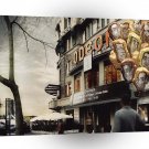 Abstract City Love Cinema A1 Xlarge Canvas