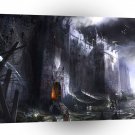 Abstract City Medieval Castle A1 Xlarge Canvas
