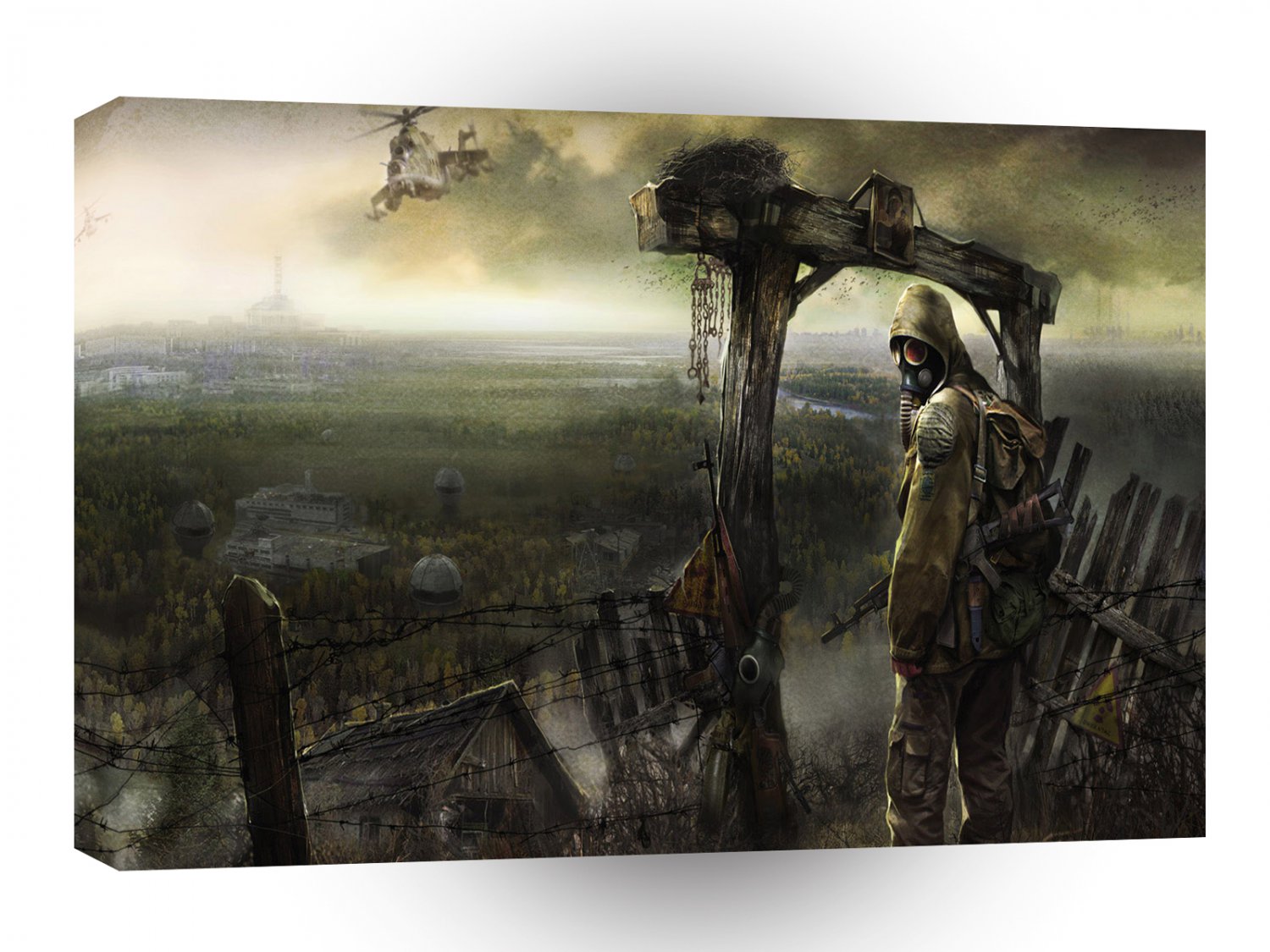 Abstract City No Go Zone A1 Xlarge Canvas