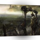 Abstract City No Go Zone A1 Xlarge Canvas