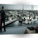 Abstract City Small World A1 Xlarge Canvas