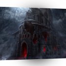Abstract City Vampire Mill A1 Xlarge Canvas