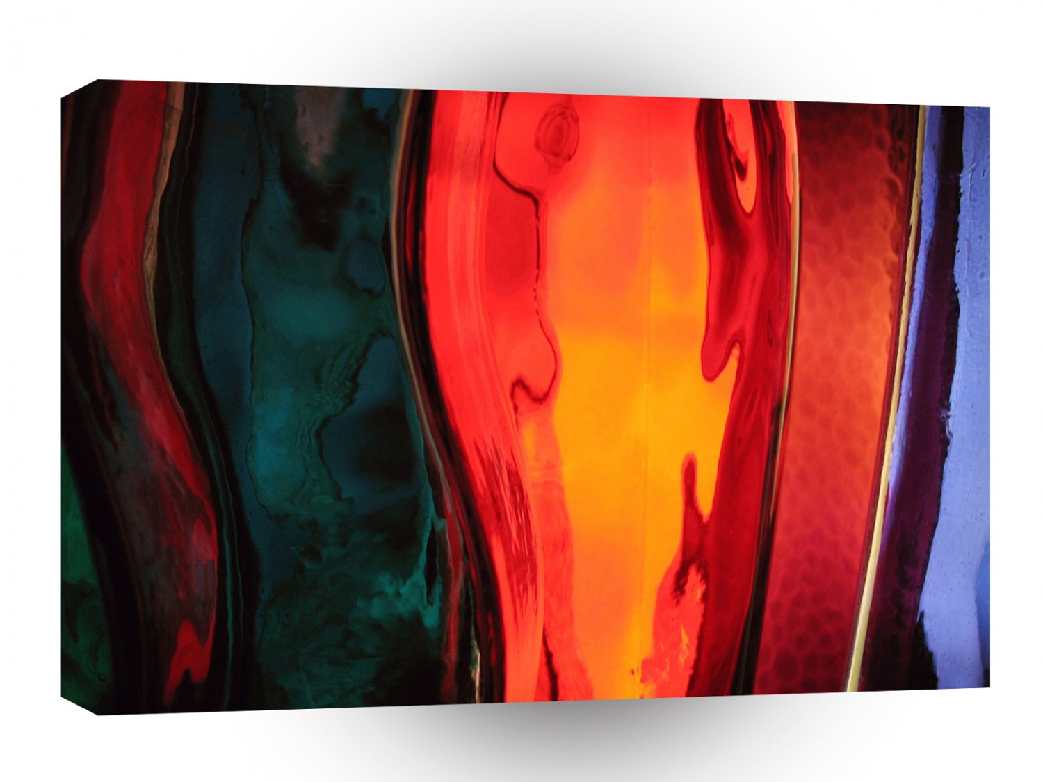 Abstract Colored Bottles A1 Xlarge Canvas