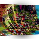 Abstract Colors Dark Custard A1 Xlarge Canvas