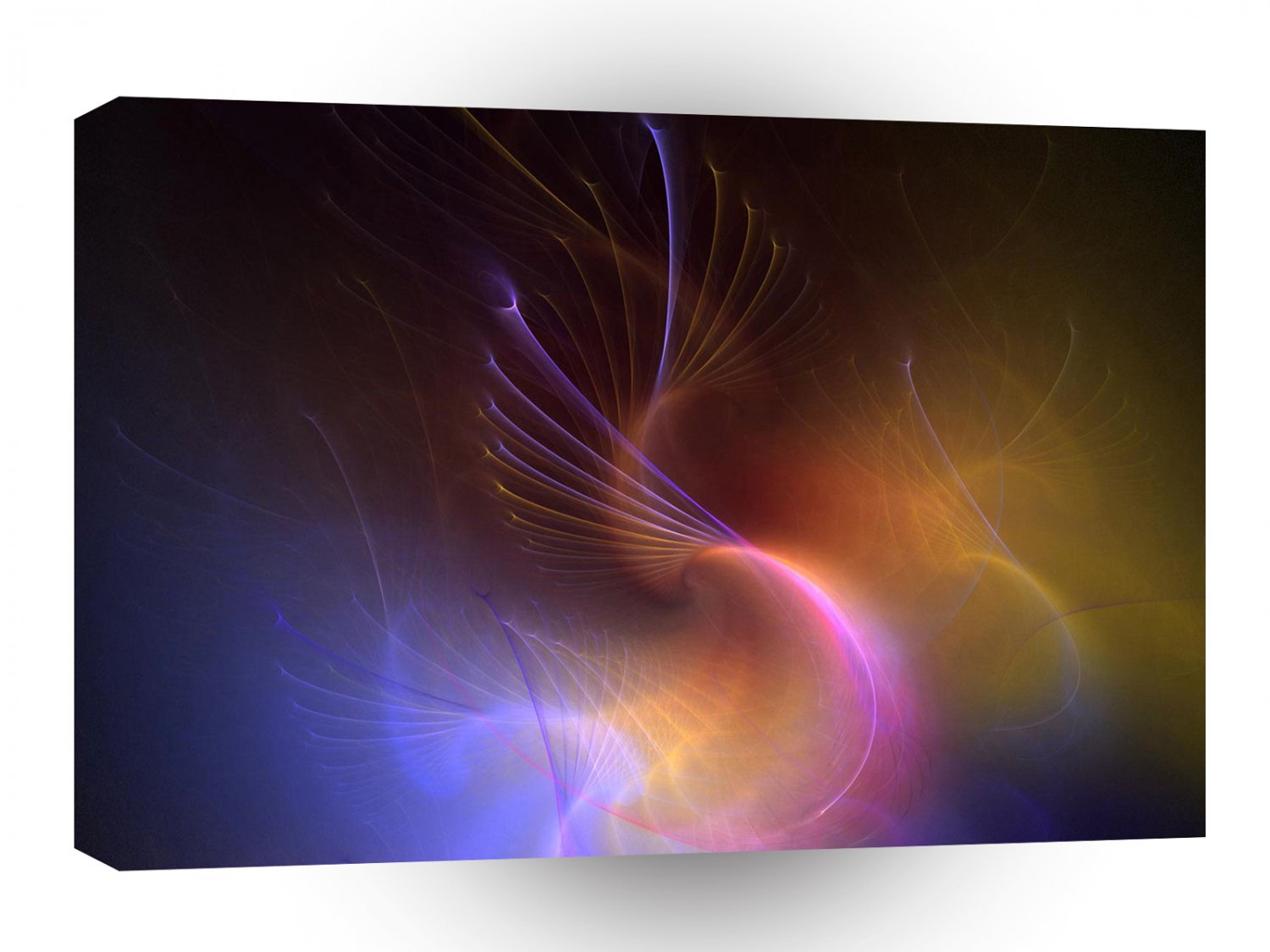Abstract Colors Liquid Tenticles A1 Xlarge Canvas