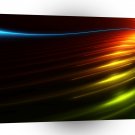 Abstract Colours Ray Of Lights A1 Xlarge Canvas