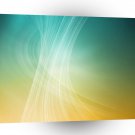 Abstract Colours Yellow Green Striked A1 Xlarge Canvas