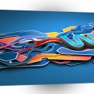 Abstract Cool Big W A1 Xlarge Canvas