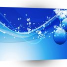Abstract Cool Blue Bobbles A1 Xlarge Canvas