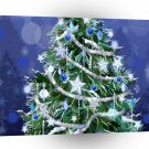 Abstract Cool Christmas Tree Times A1 Xlarge Canvas