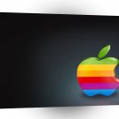 Abstract Cool Coloured Apple Mac A1 Xlarge Canvas