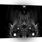 Abstract Cool Dark Mirror Image A1 Xlarge Canvas