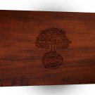 Abstract Cool Dark Wood Tree Carving A1 Xlarge Canvas