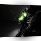 Abstract Cool Explosive Green Fire A1 Xlarge Canvas