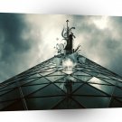 Abstract Cool Fantastic Glass Building A1 Xlarge Canvas
