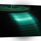 Abstract Cool Green Record A1 Xlarge Canvas