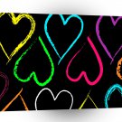 Abstract Cool Hearts Wallpaper Effect A1 Xlarge Canvas