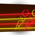 Abstract Cool Ice Cream Neons A1 Xlarge Canvas