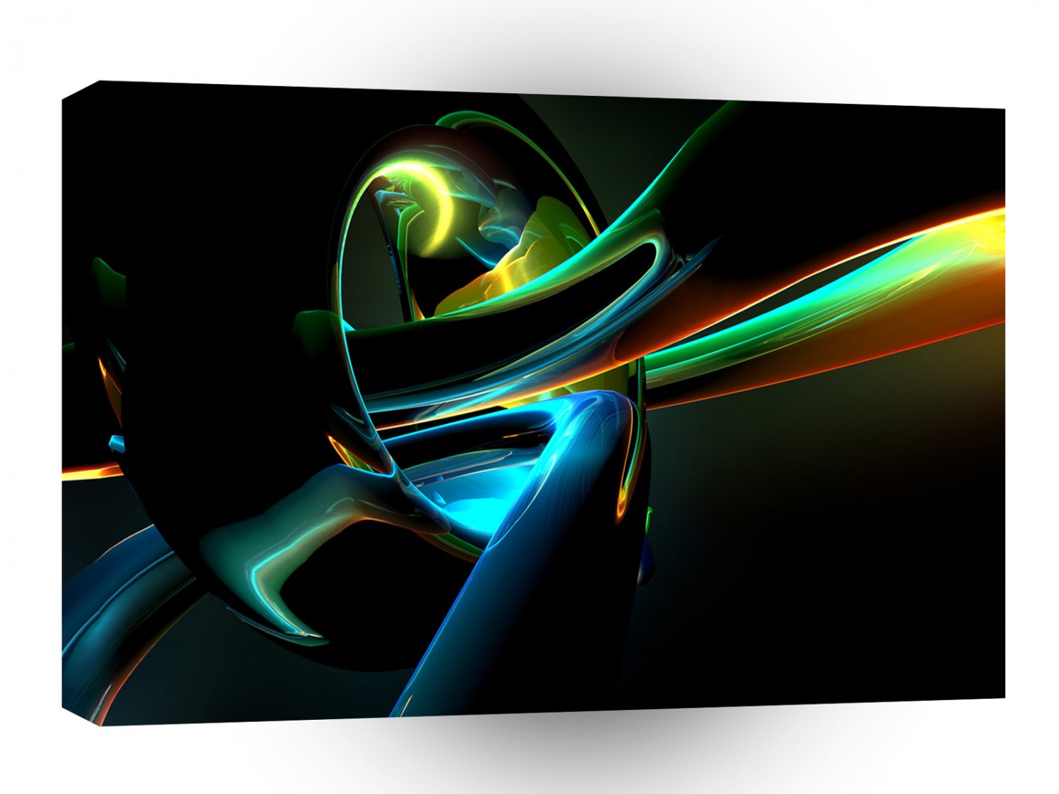 Abstract Cool Light Show A1 Xlarge Canvas