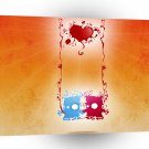 Abstract Cool Love Becomes A Swing A1 Xlarge Canvas