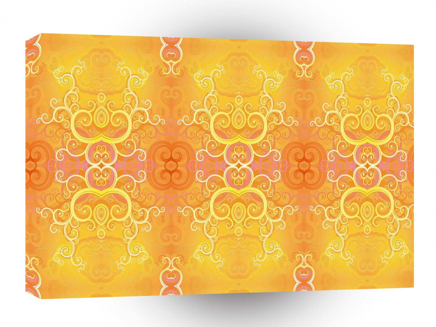 Abstract Cool Mellow Yellow A1 Xlarge Canvas