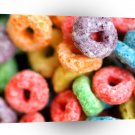 Abstract Cool Multi Coloured Cheerios A1 Xlarge Canvas