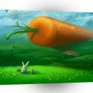 Abstract Cool Perfect Carrot A1 Xlarge Canvas