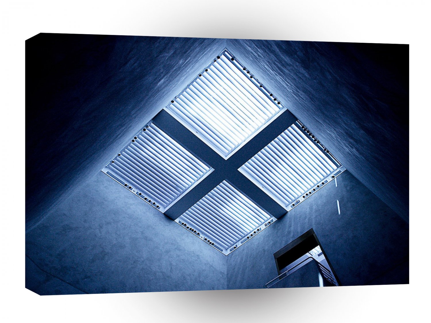 Abstract Cool Sky Light A1 Xlarge Canvas