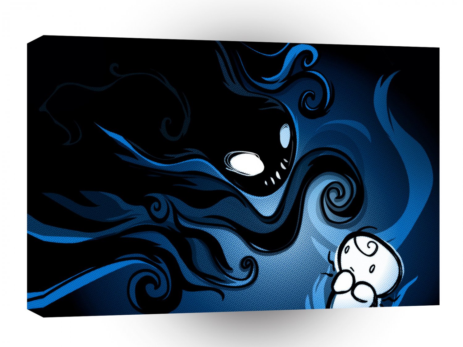 Abstract Cool Sleepy Ghost A1 Xlarge Canvas