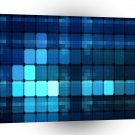 Abstract Cool Squares A1 Xlarge Canvas
