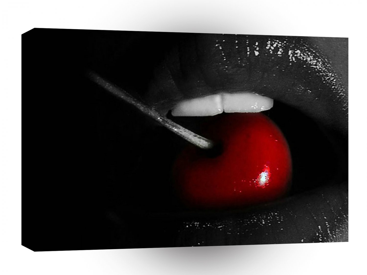 Abstract Cool Suck Cherry A1 Xlarge Canvas