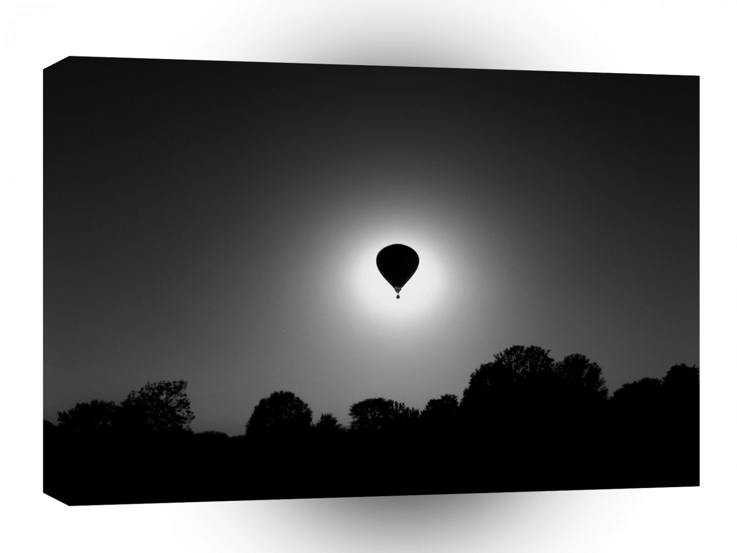 Abstract Cool Sunset Balloon A1 Xlarge Canvas