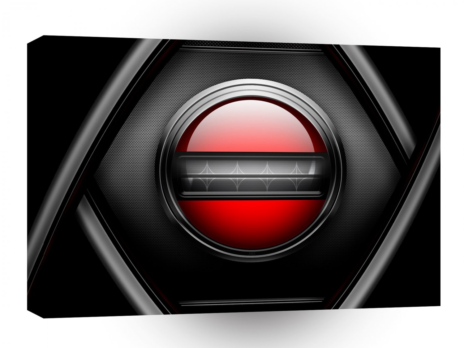 Abstract Cool Virtual Button A1 Xlarge Canvas