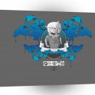 Abstract Cool Wee Man Crest Of Arms A1 Xlarge Canvas