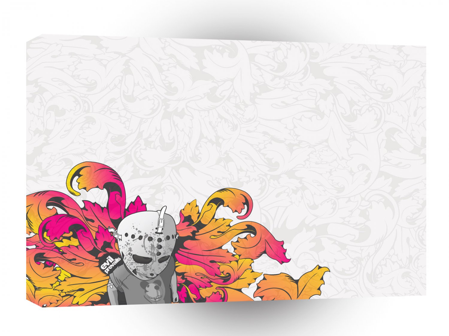 Abstract Cool Wee Man Evil Previals A1 Xlarge Canvas