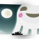 Abstract Cool White Monsteress A1 Xlarge Canvas