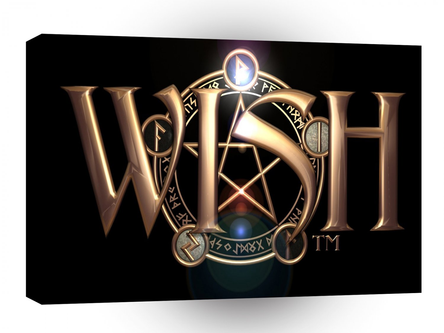 Abstract Cool Wish Logo A1 Xlarge Canvas