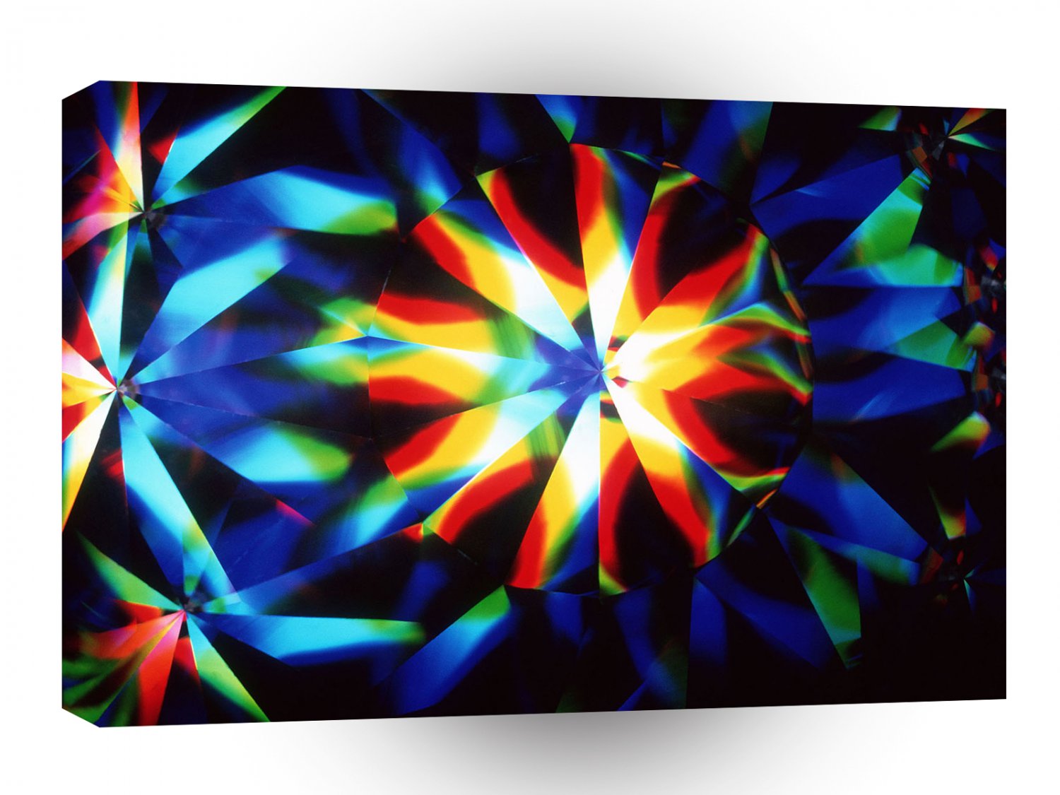 Abstract Crystal Reflect Disco A1 Xlarge Canvas