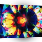 Abstract Crystal Reflect Flower A1 Xlarge Canvas