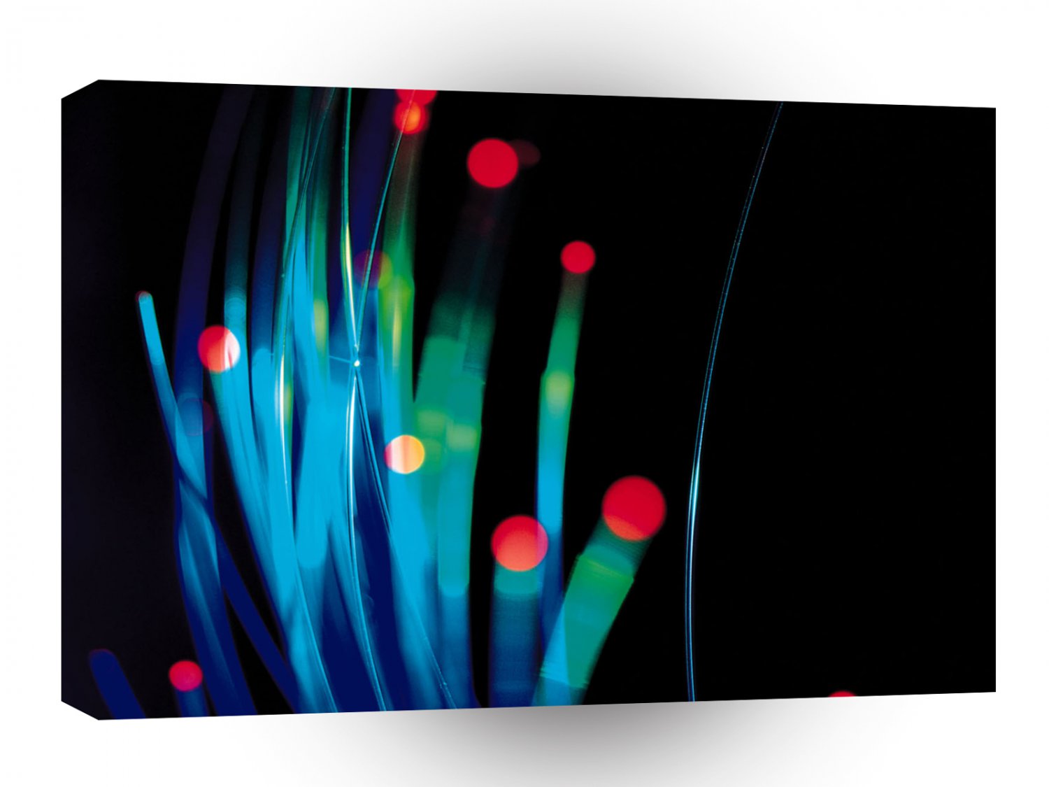 Abstract Crystal Reflect Grass A1 Xlarge Canvas
