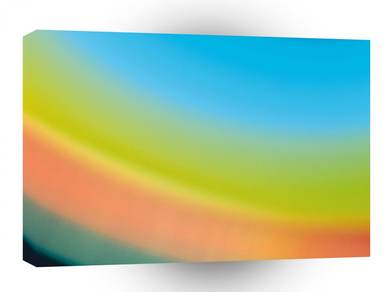 Abstract Crystal Reflect Half Rainbow A1 Xlarge Canvas