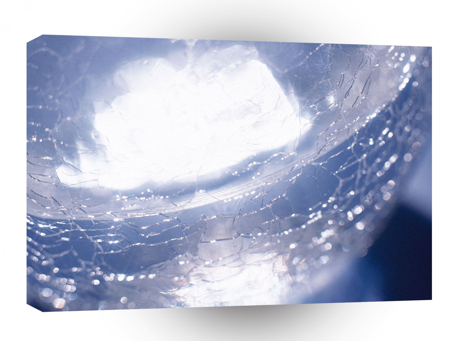 Abstract Crystal Reflect Ice A1 Xlarge Canvas